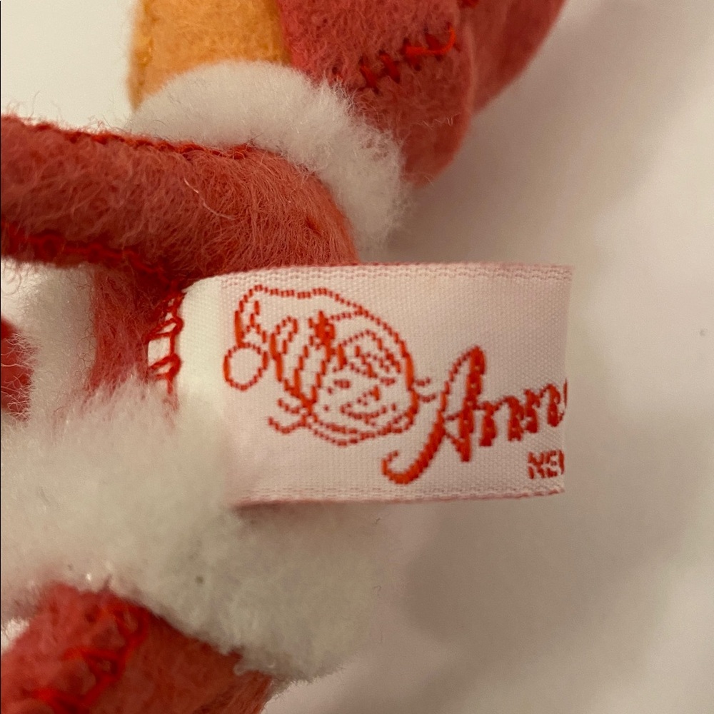 Vintage Annalee Red Elf Pixie Posable Doll 8" Christmas 1990 Decor Handmade USA - Picture 6 of 15